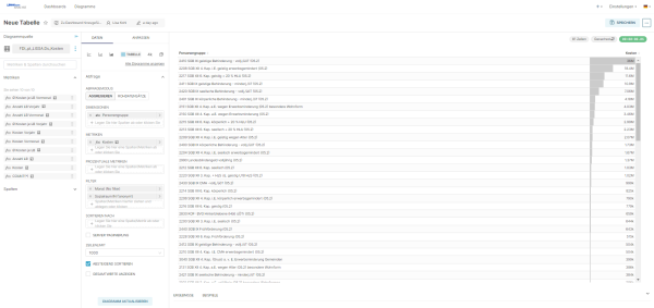 Screenshot einer Software-Anwendung